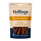 One 200g Pouch of Hollings Dog Treats Gourmet Pork Sausages